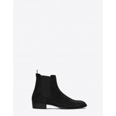 WYATT 30 CHELSEA BOOT IN BLACK SUEDE