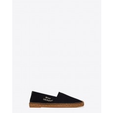 SAINT LAURENT EMBROIDERED ESPADRILLES IN CANVAS