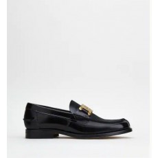 LOAFERS IN LEATHER - BLACK