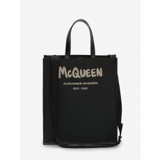 McQueen 그래피티 엣지 토트백