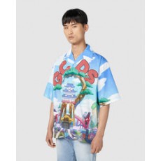 ONE PIECE LAND OF WANO BOWLING SHIRT