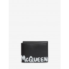 McQueen 그래피티 쓰리폴드 카드 홀더